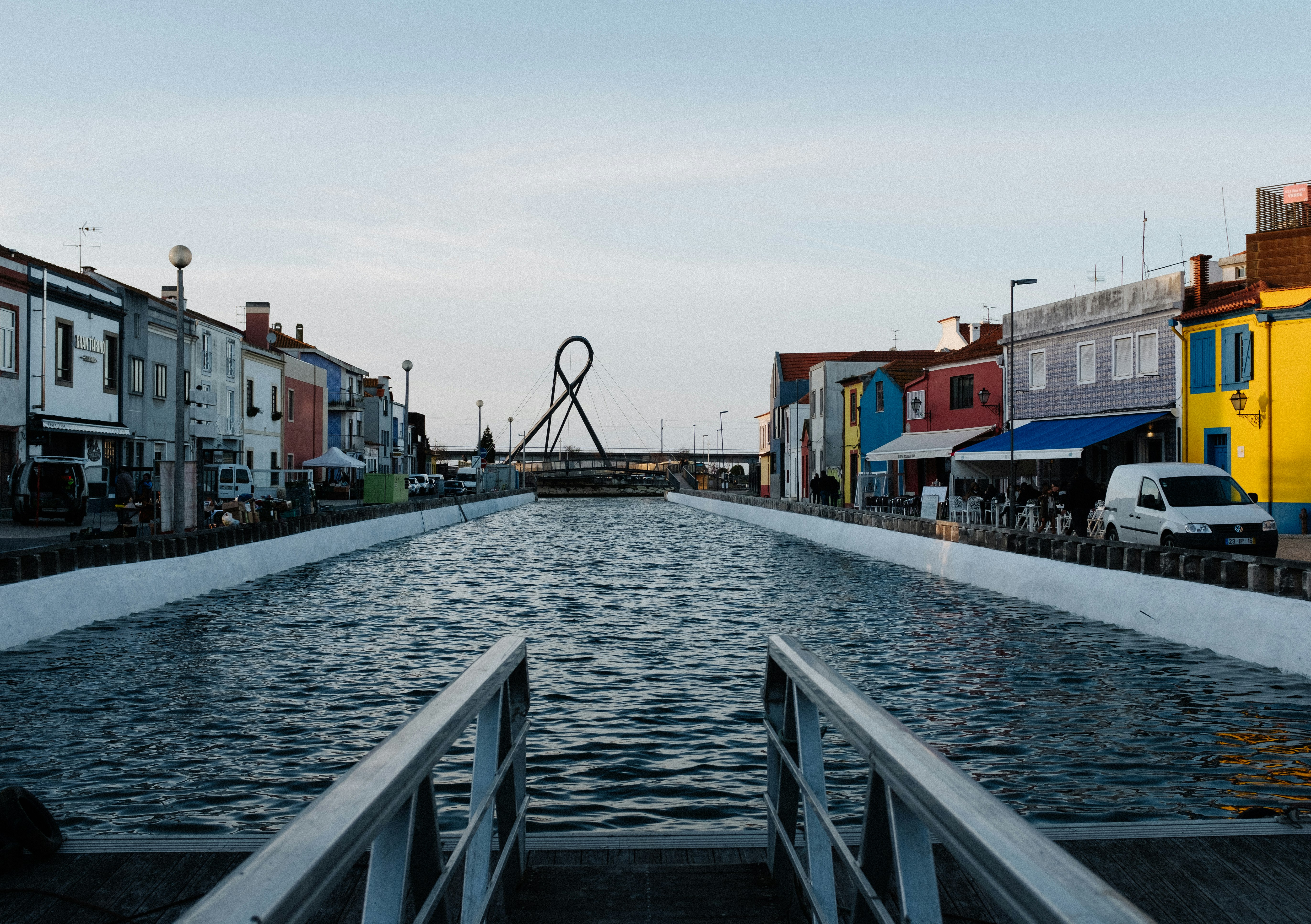 body of water near buildings